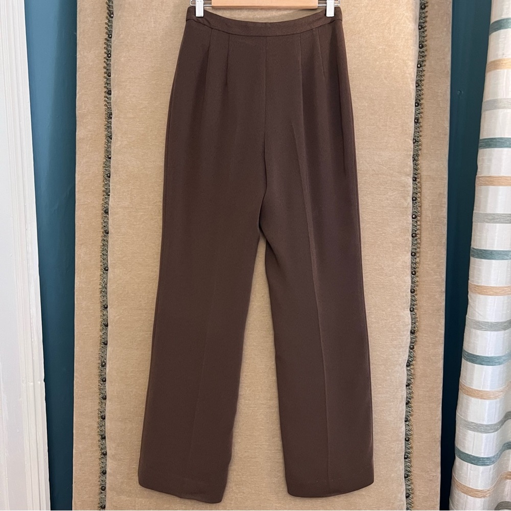 GIANNI Y2K Soft Chocolate Brown Career Pants - Picture 5 of 6